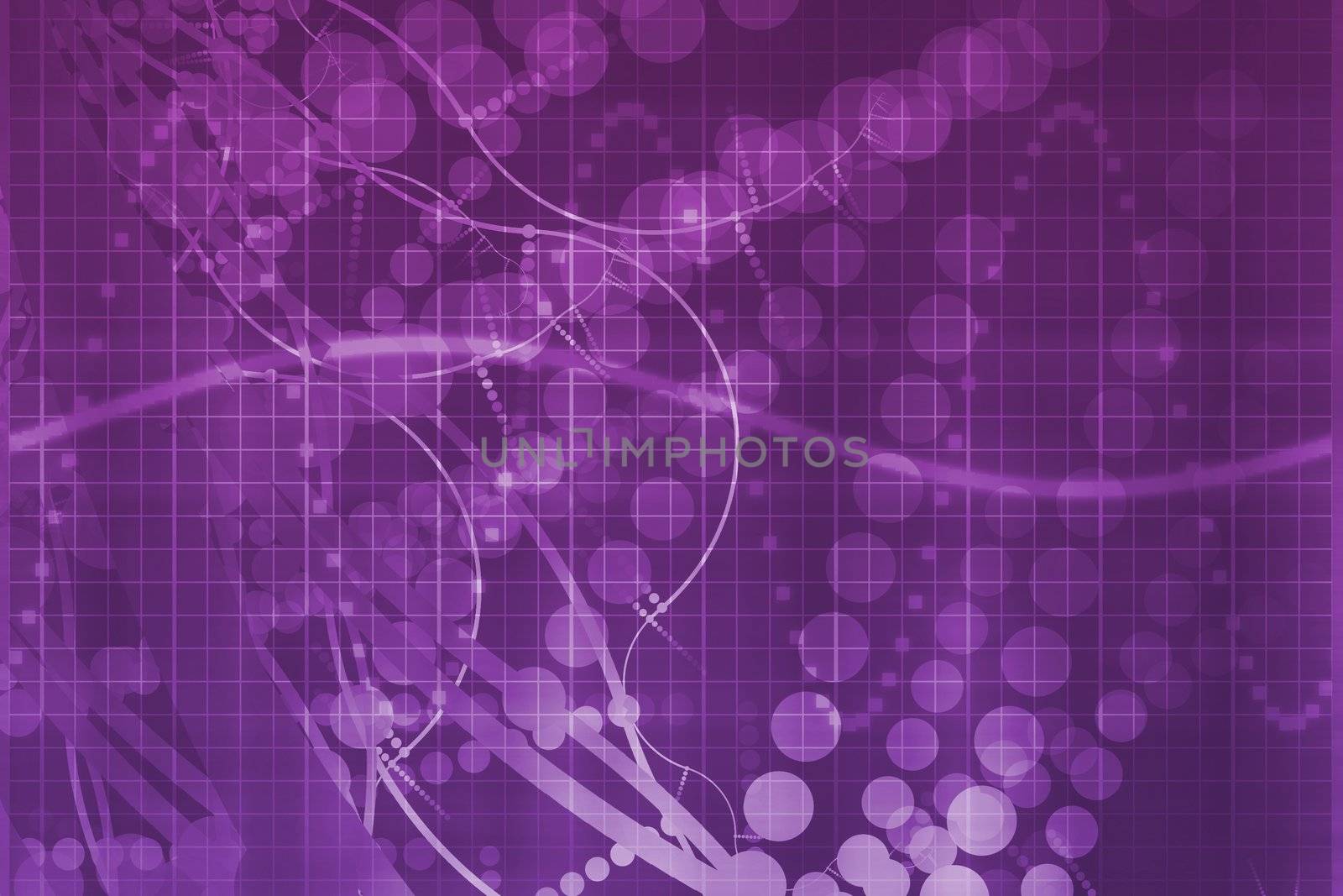 Purple Medical Science Futuristic Technology Abstract by kentoh