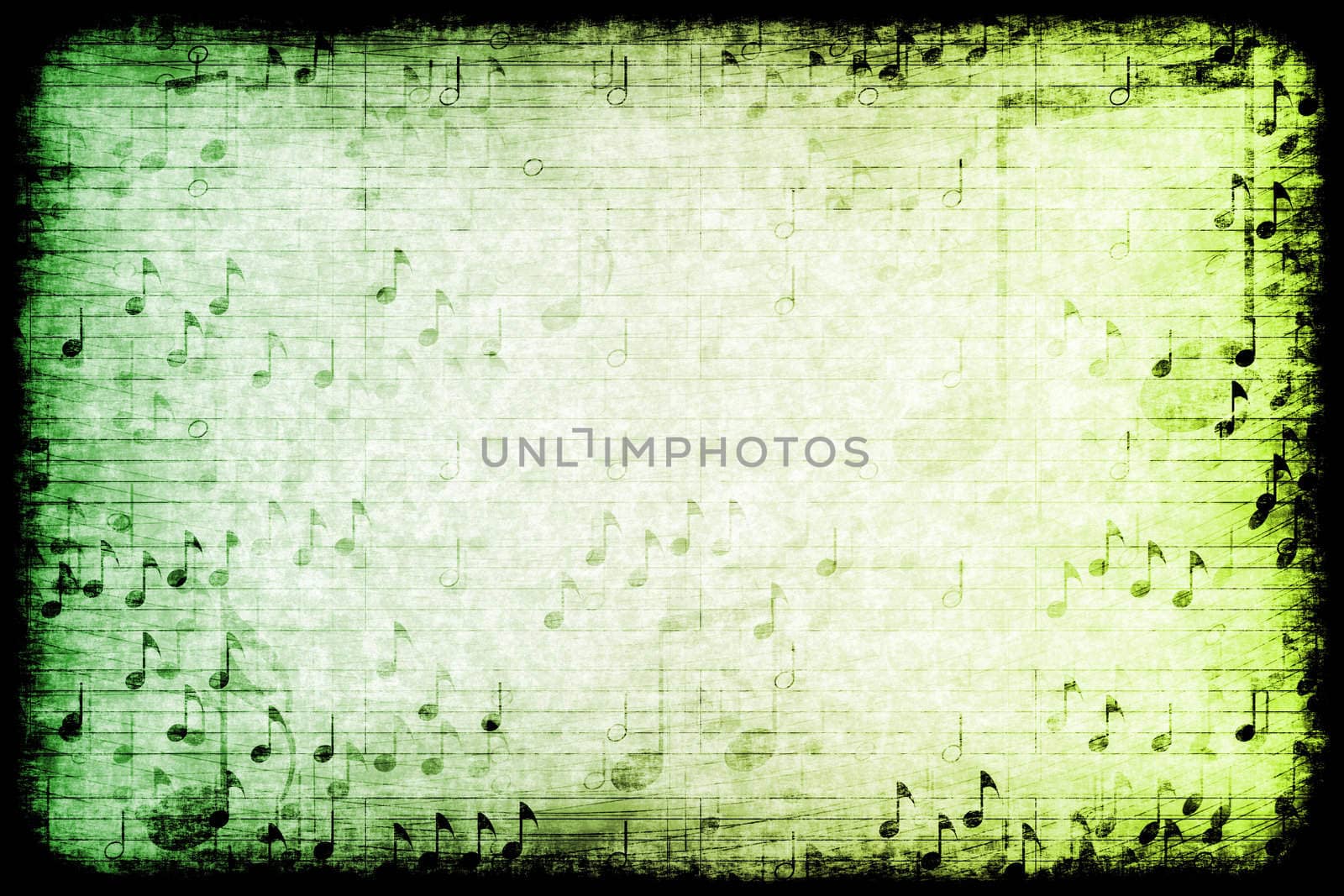 Music Themed Abstract Grunge Background by kentoh