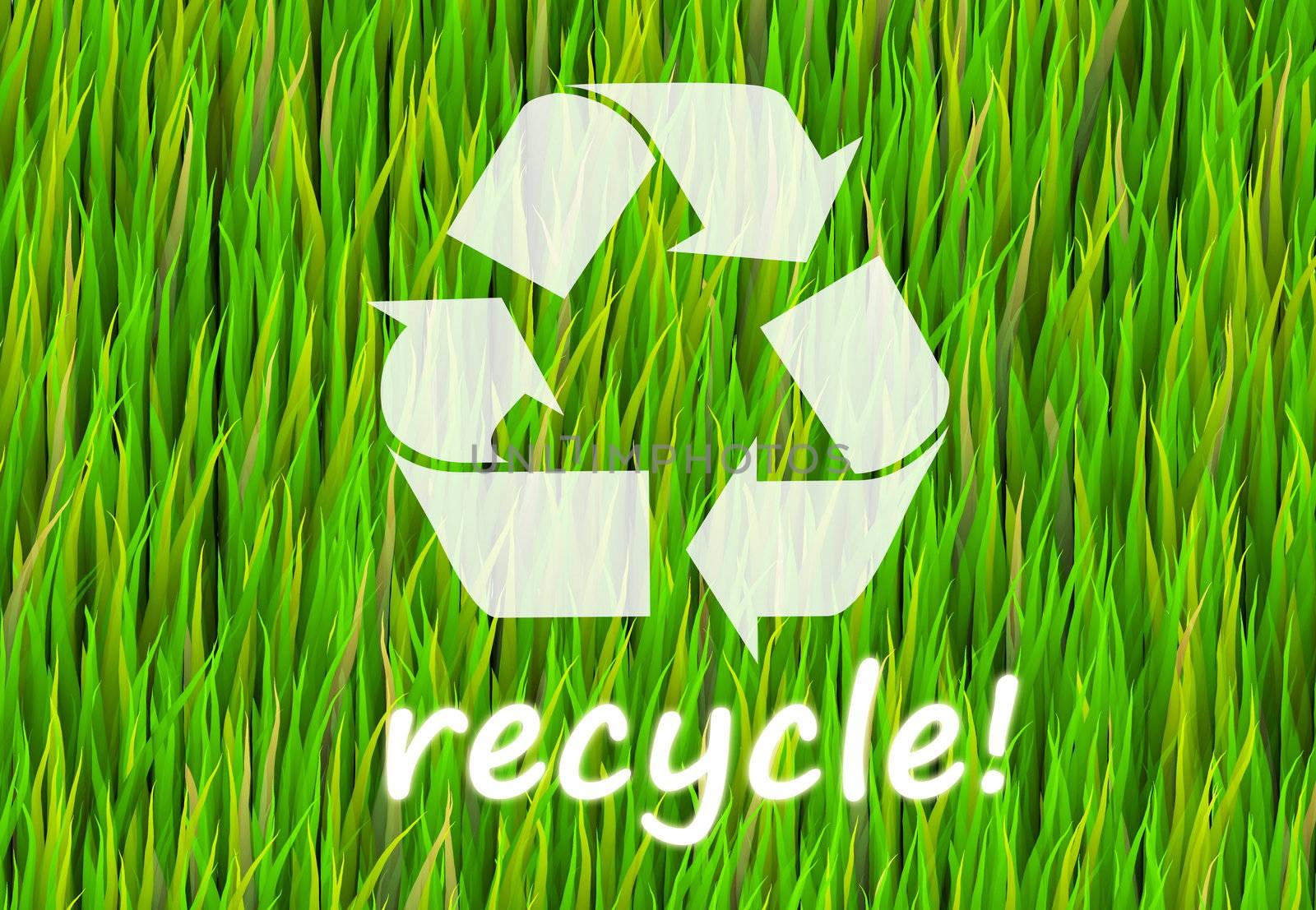 Recycle Now and Natural Now Abstract Background