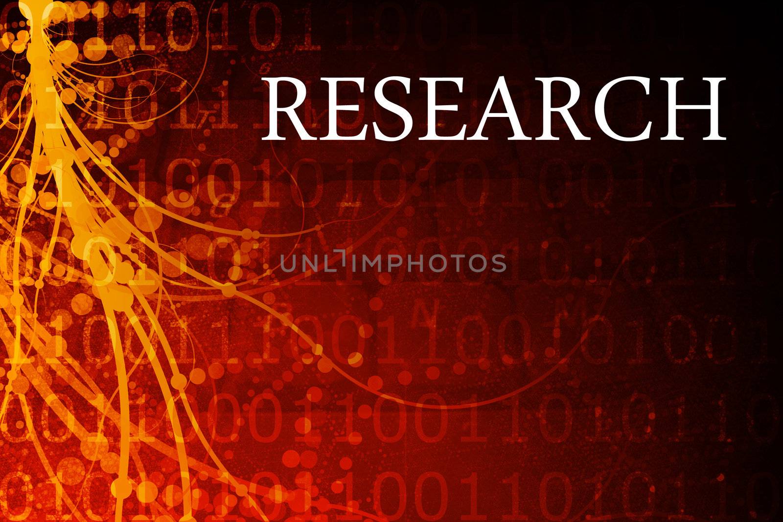 Research Abstract Background in Red and Black