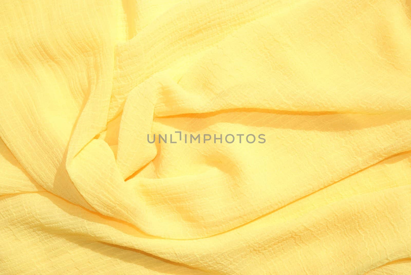 yellow silk scarf is decorated and fascinates by Larisa13
