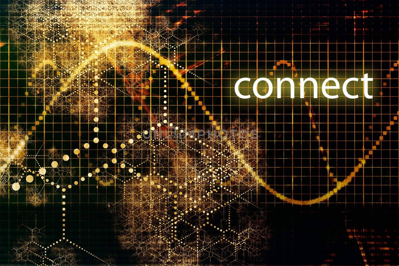 Connectivity Abstract Technology Business Concept Wallpaper Background