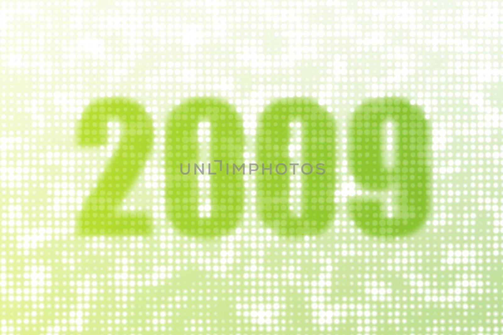 Happy New Year 2009 Greeting Card Abstract Background