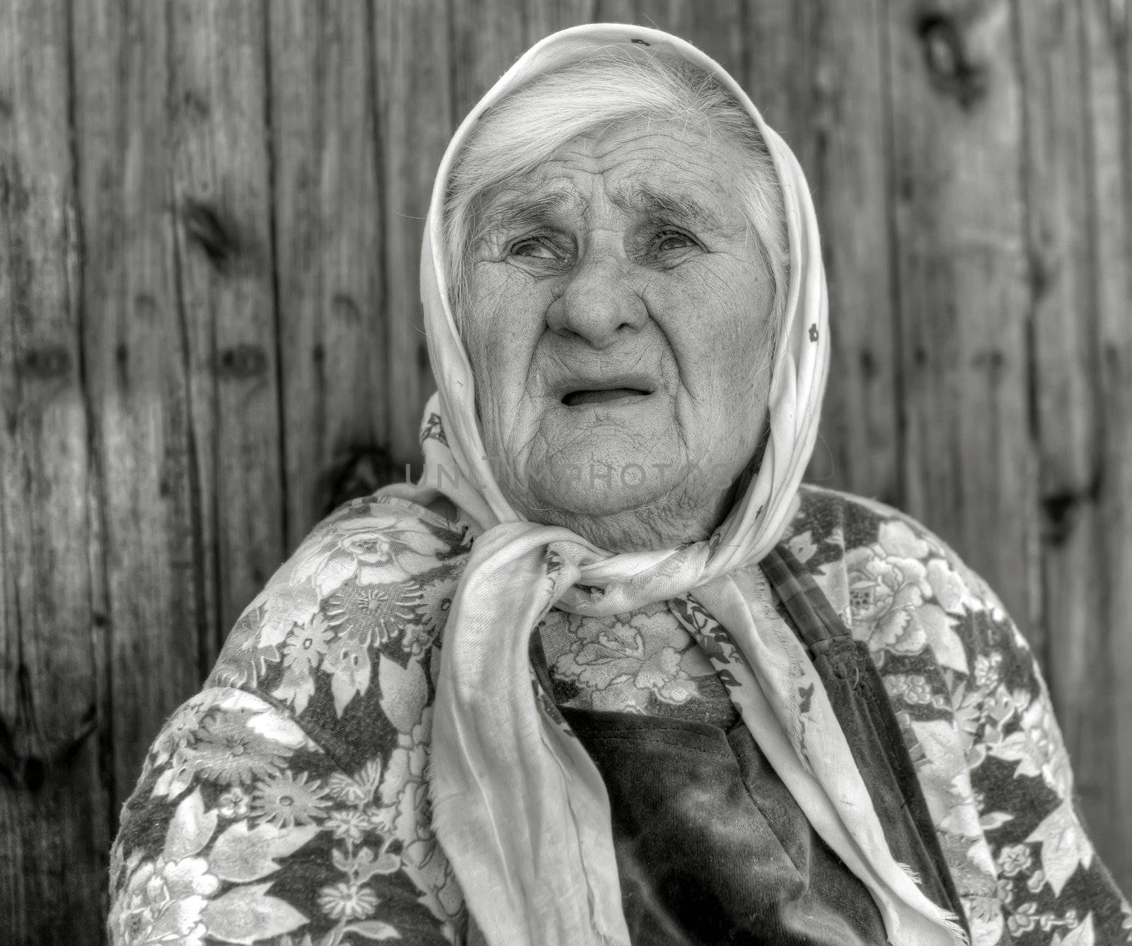 The old woman age 84 years by galdzer