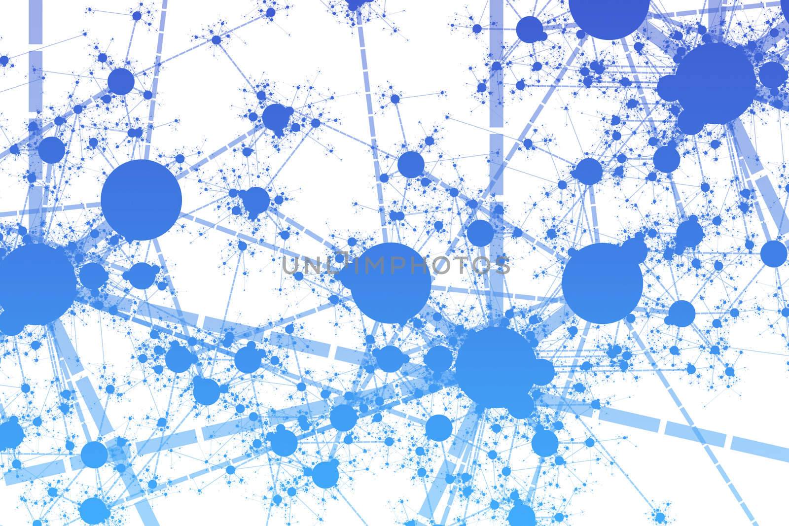 Futuristic Technology Data Flow Color Digital Abstract