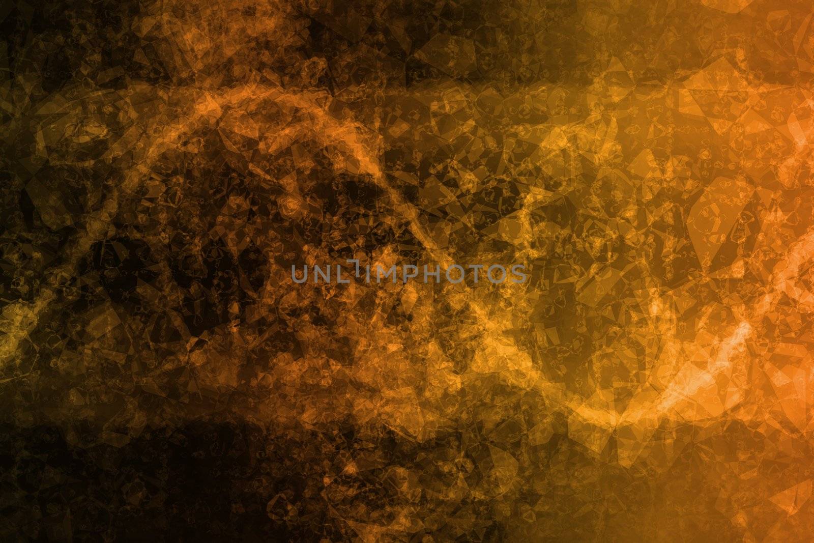 Orange Abstract Corporate Data Internet Grid Background
