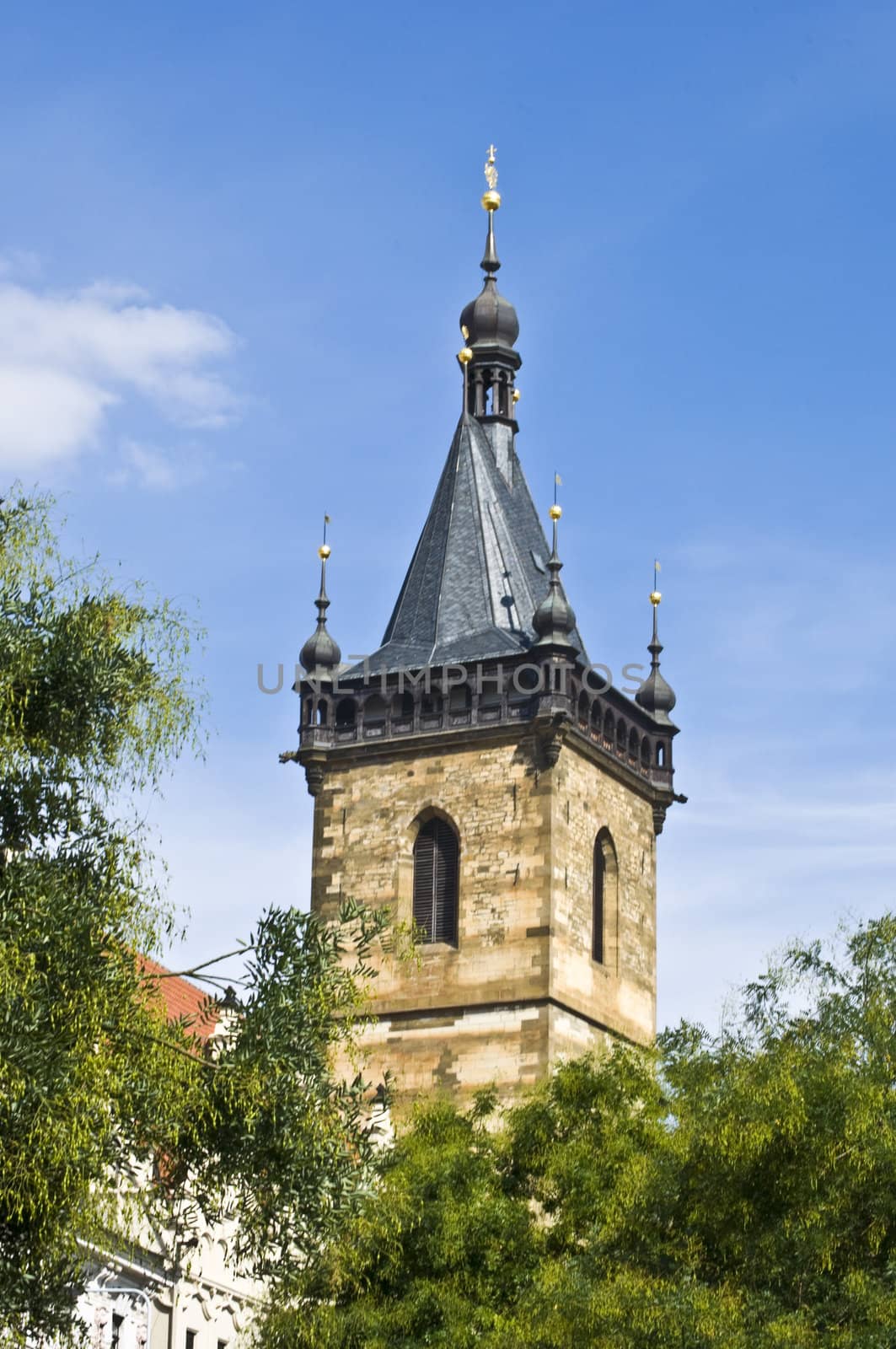 famous new town hall in Prague where the defenestrations took place