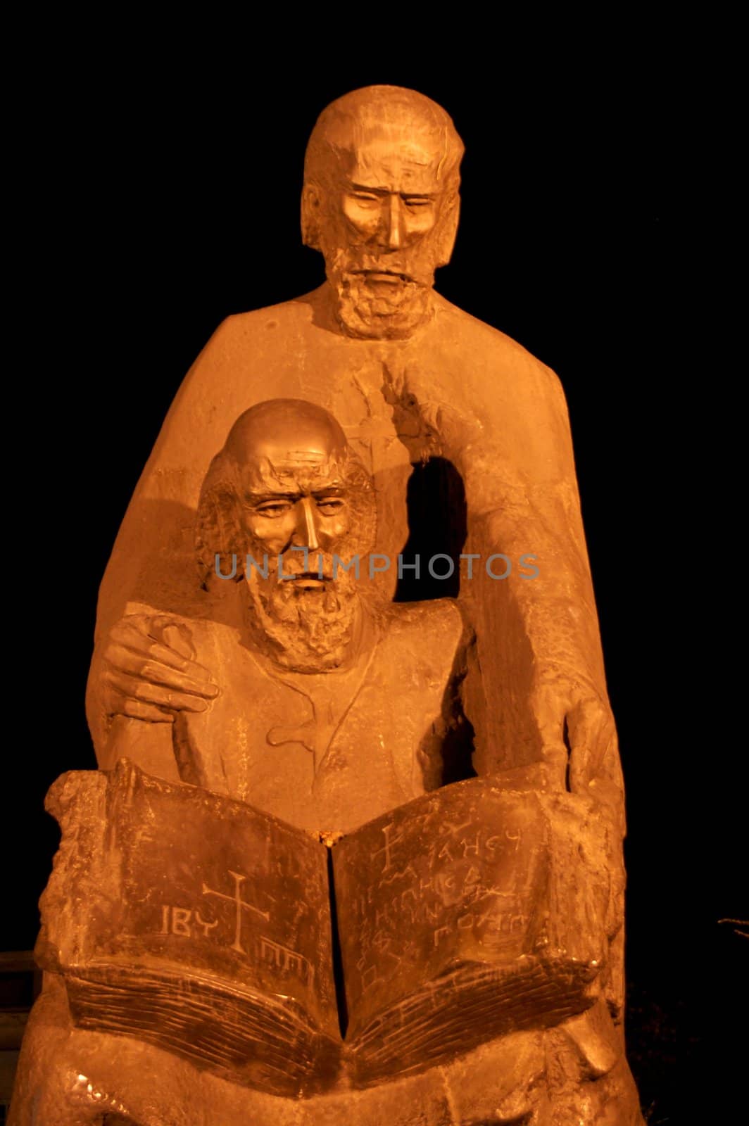 monument of saint cyril and method, ohrid, macedonia