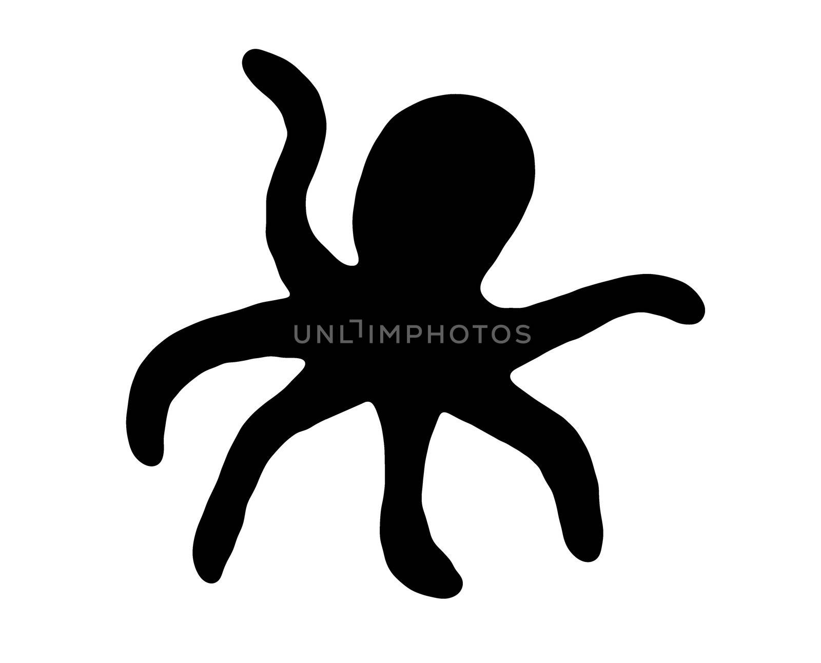 form of an octopus with six tentacles