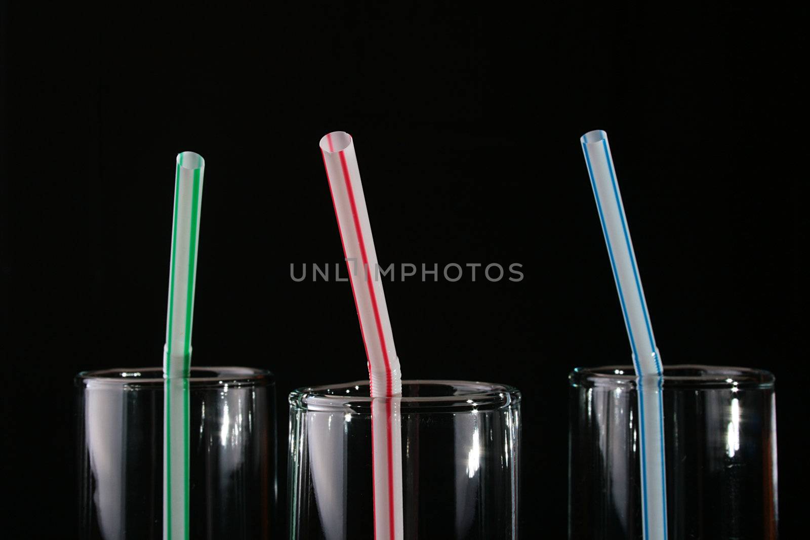 Glass with straw by VIPDesignUSA