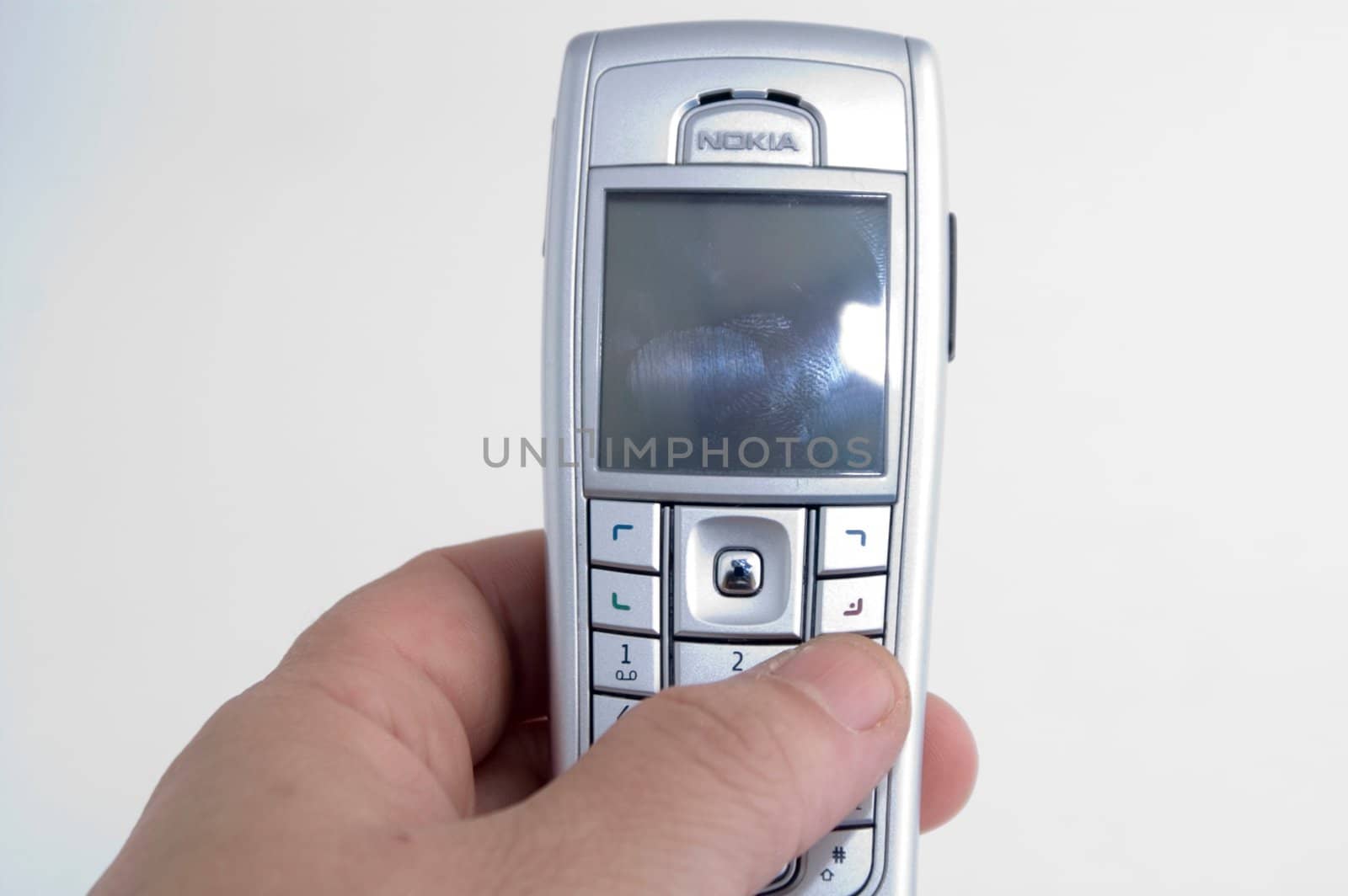 Modern cellular isolated on a white background