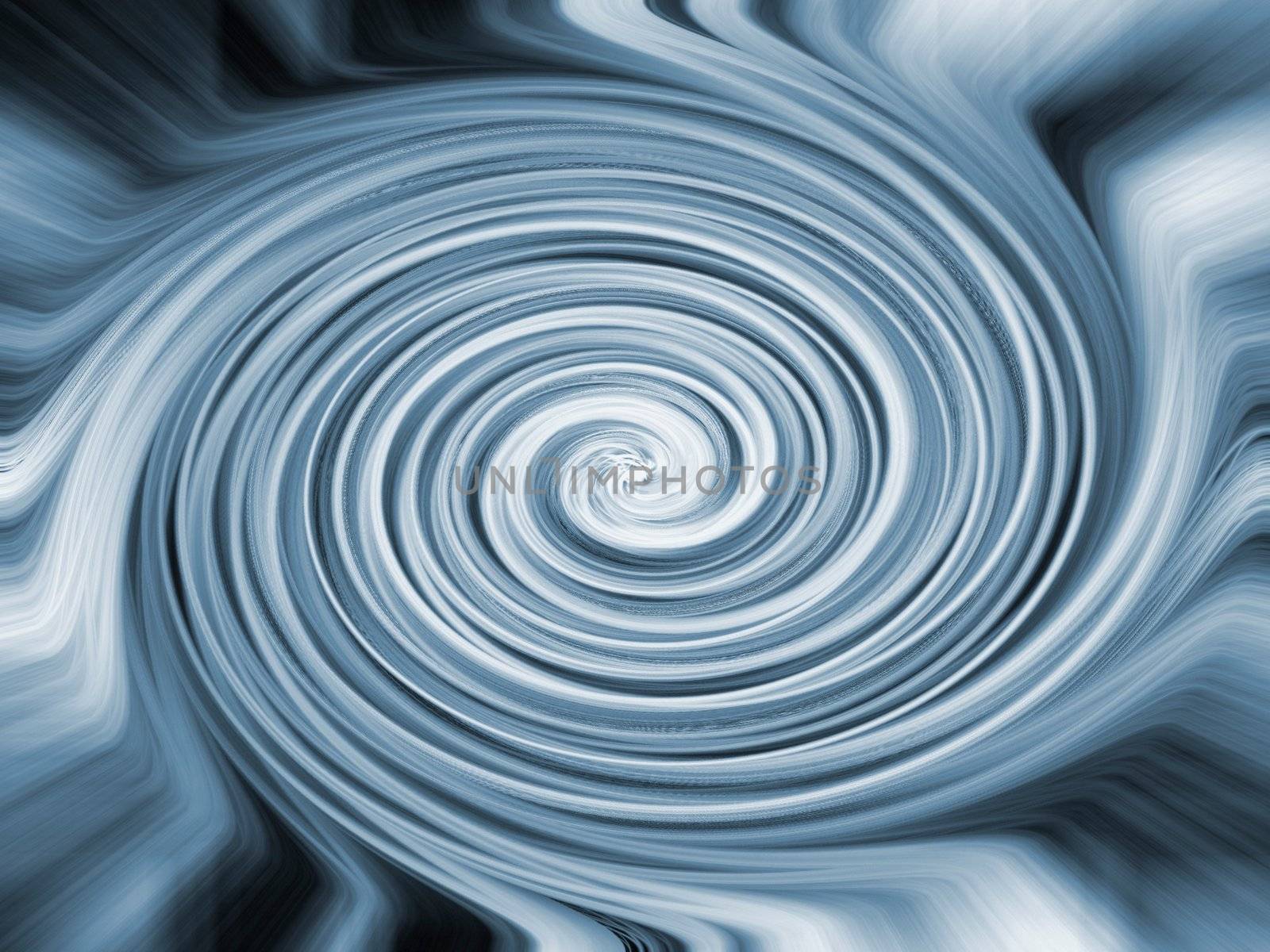 abstract background blue  spiral by olgaolga