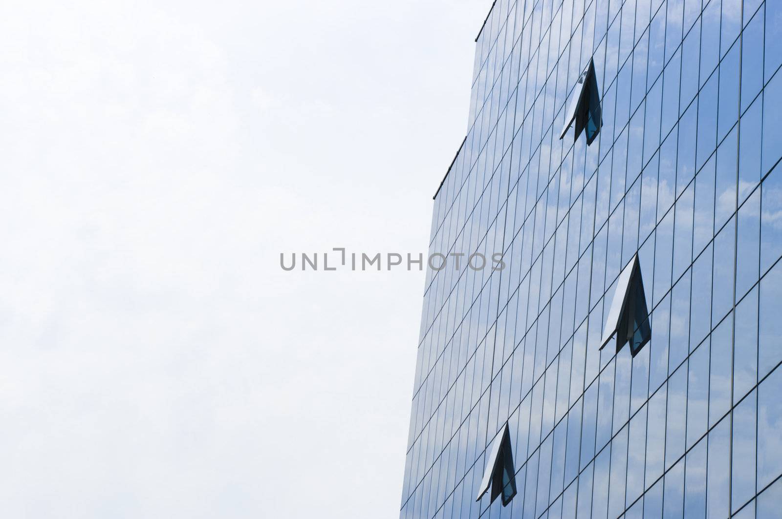 Modern business glass building by photo4dreams