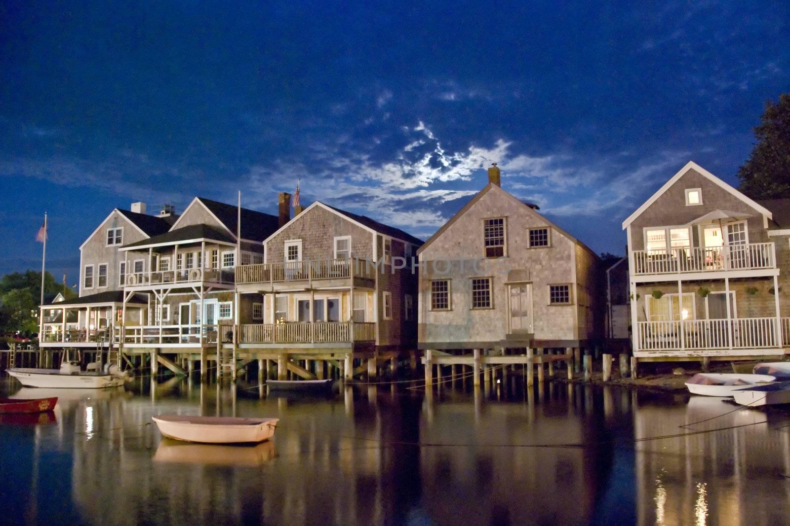 Group of Houses in Nantucket, Massachusetts