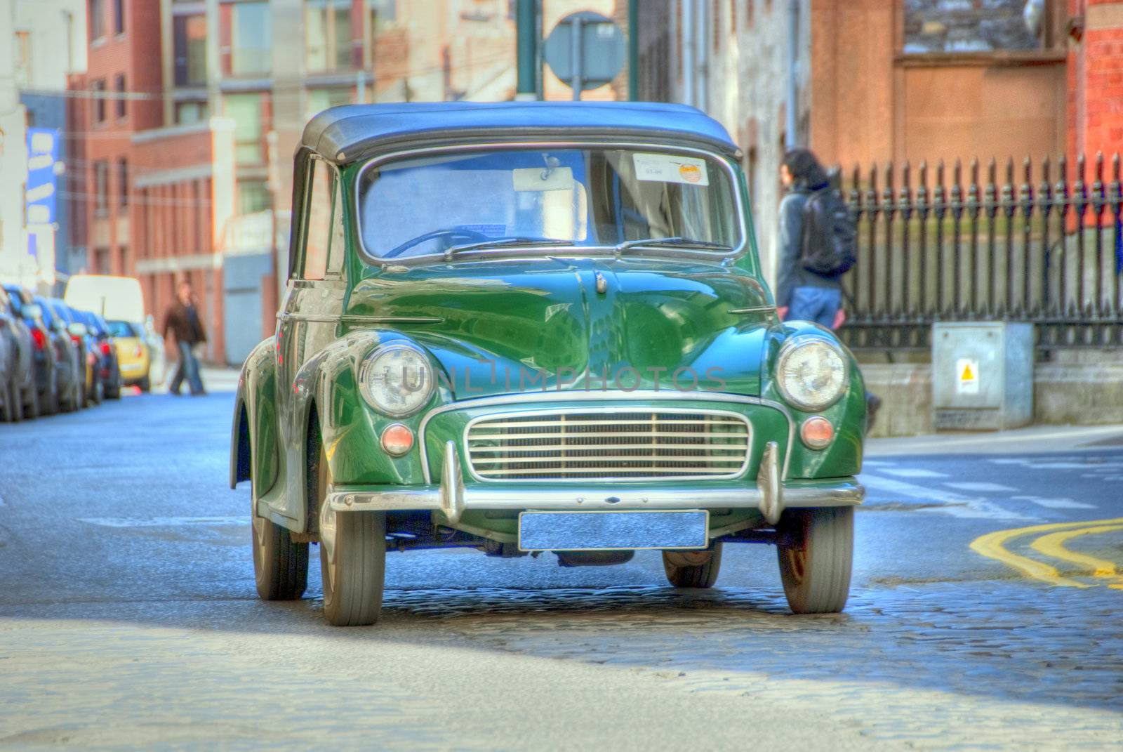 Old Car in Dublin, Ireland, February 2009