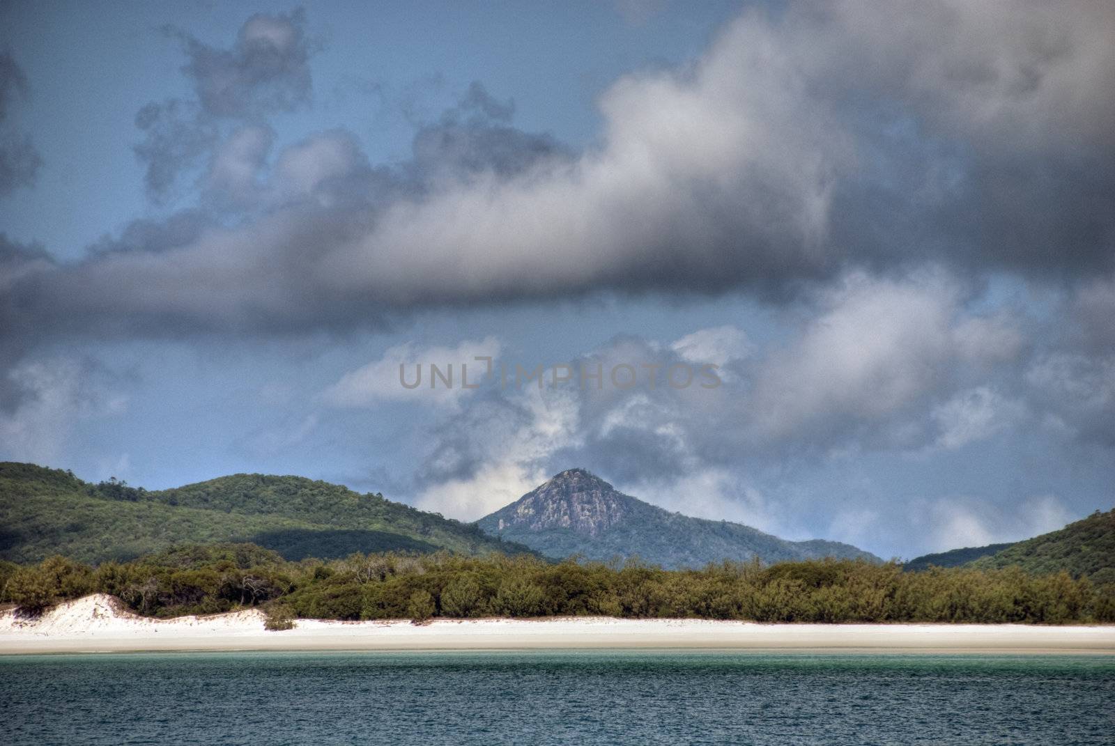 Detail of the Whitsunday Islands in Queensland, August 2009