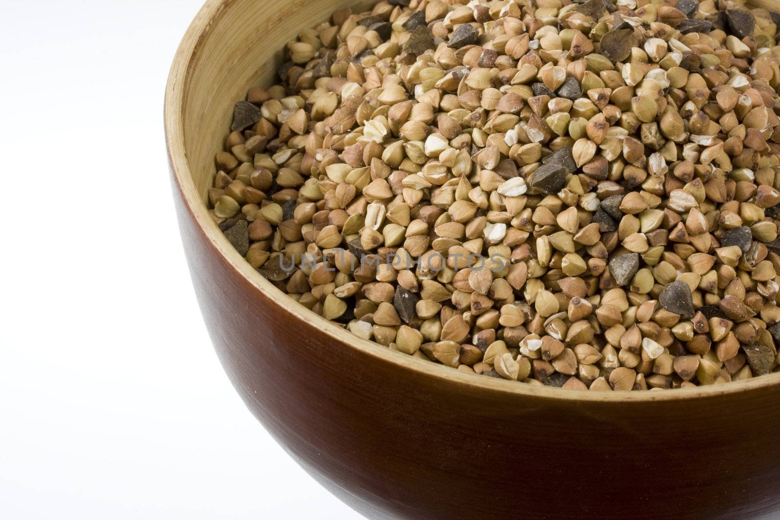 buckwheat (kasha), toasted whole grain by PixelsAway