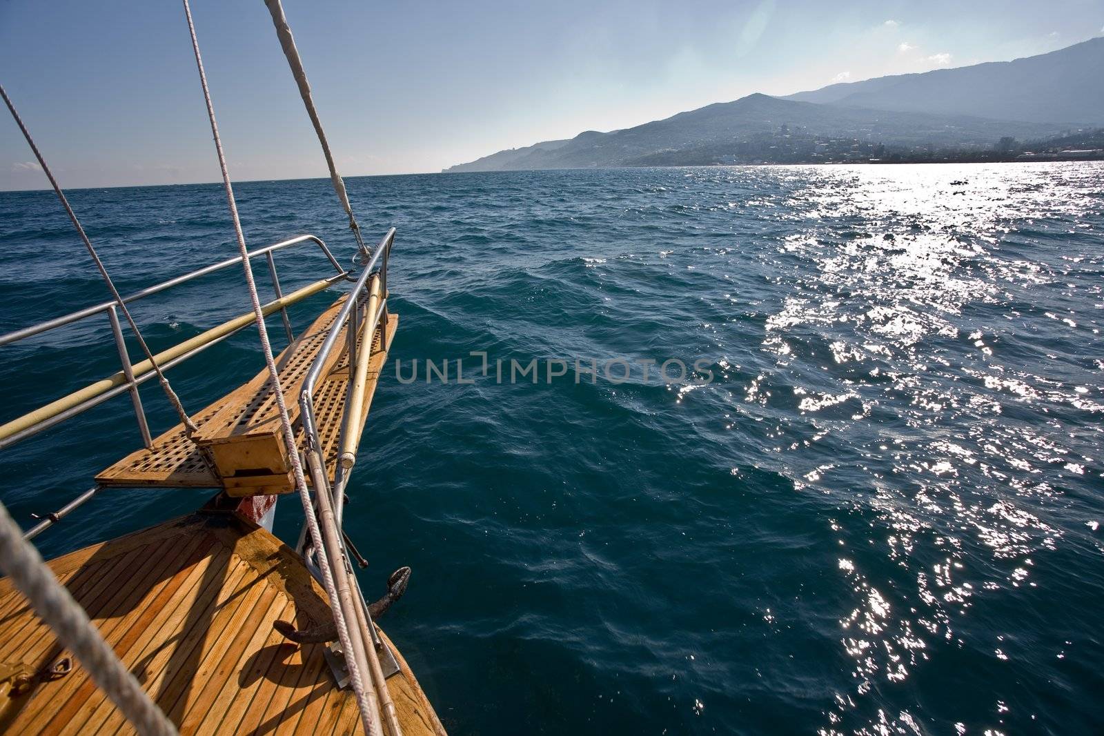 leisure series: yacht journey in the summer sealine