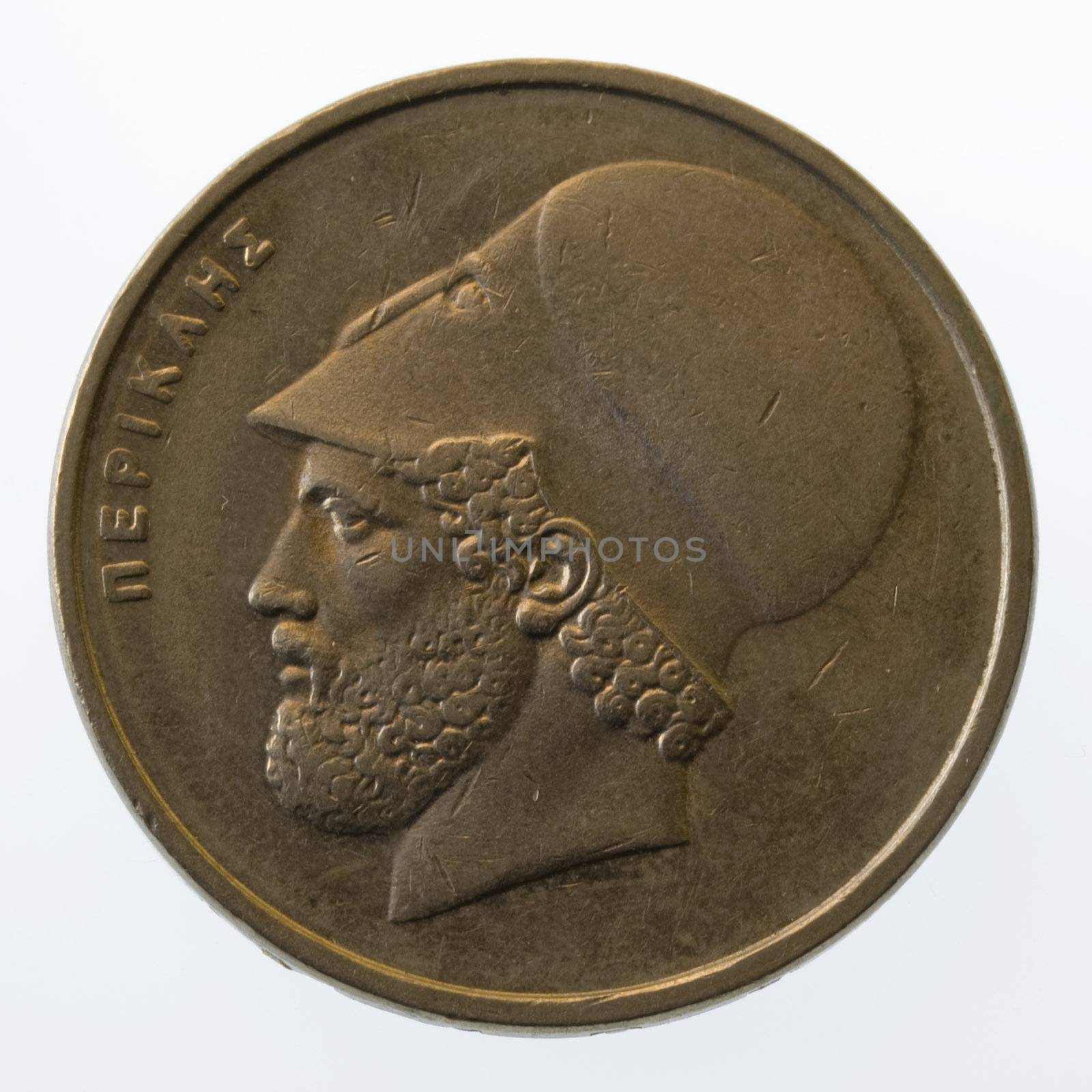 Pericles, ancient Greek leader and statesman, on 20 drachmas coi by PixelsAway