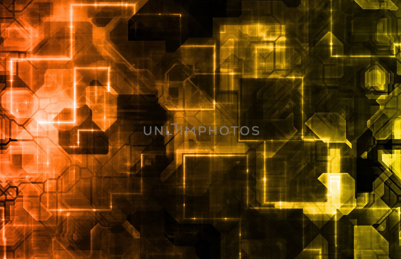 Technology Background Digital Energy as a Art