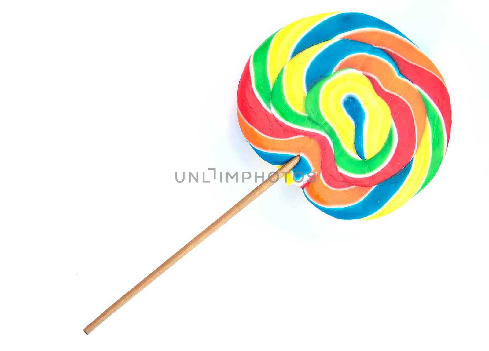 lollipop on white background