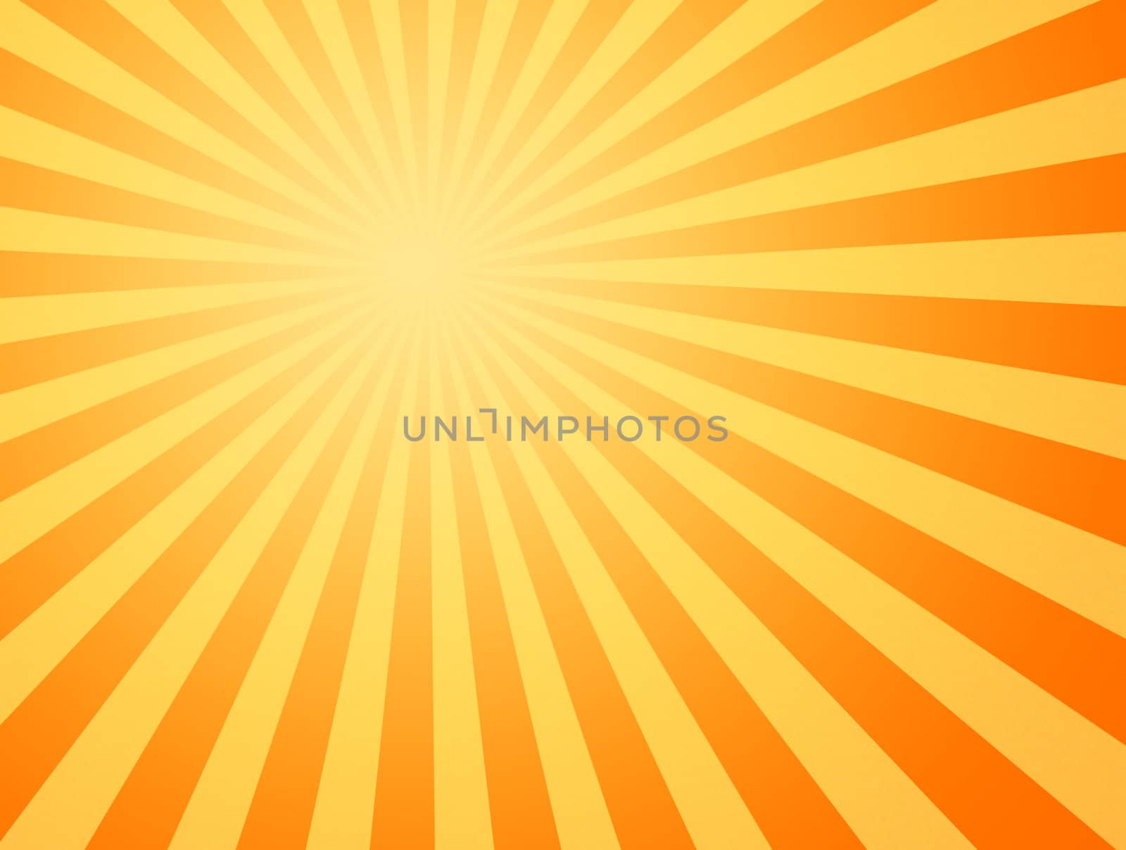 large yellow and orange image of the hot summer sun beating down
