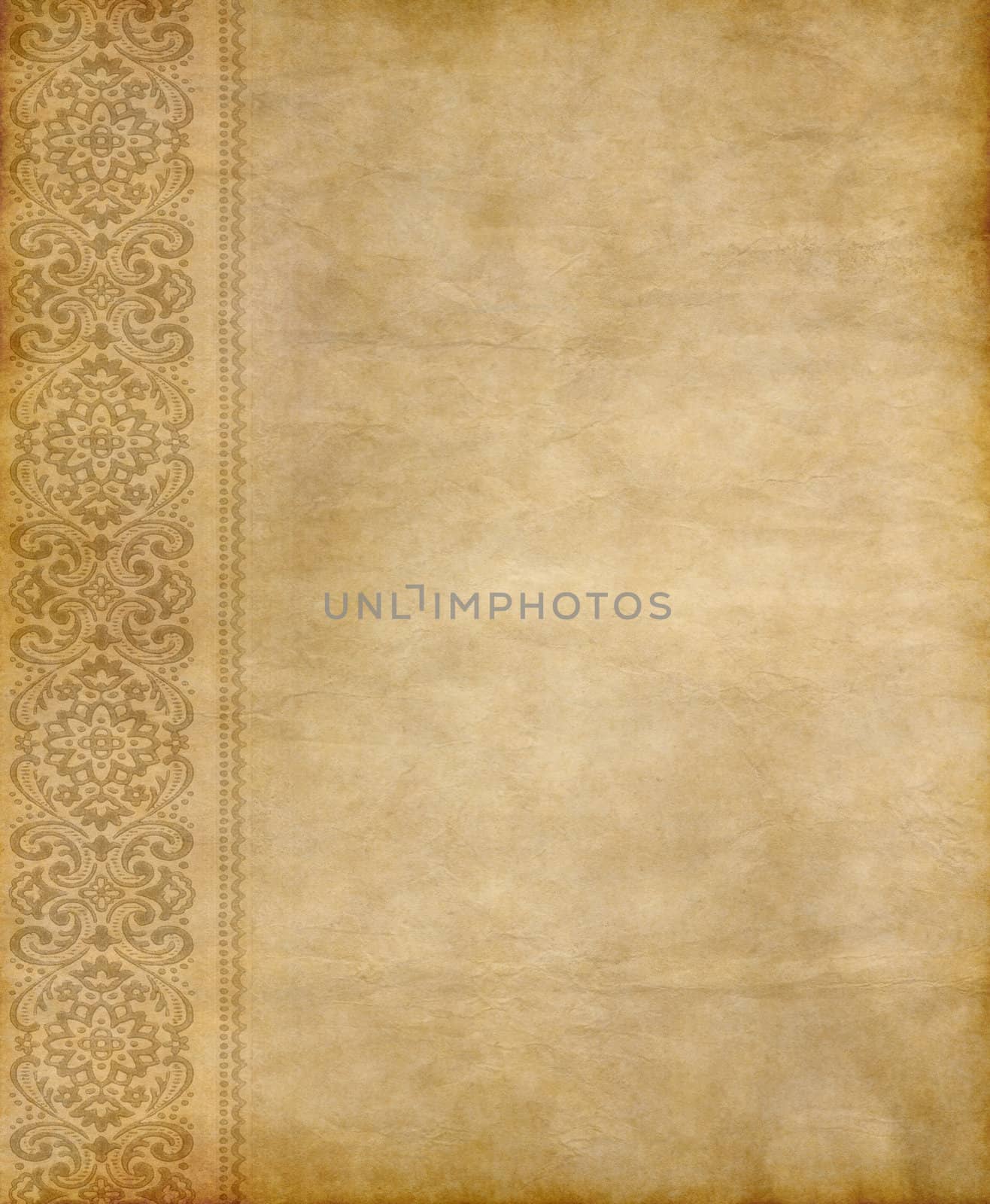 old floral parchment by clearviewstock