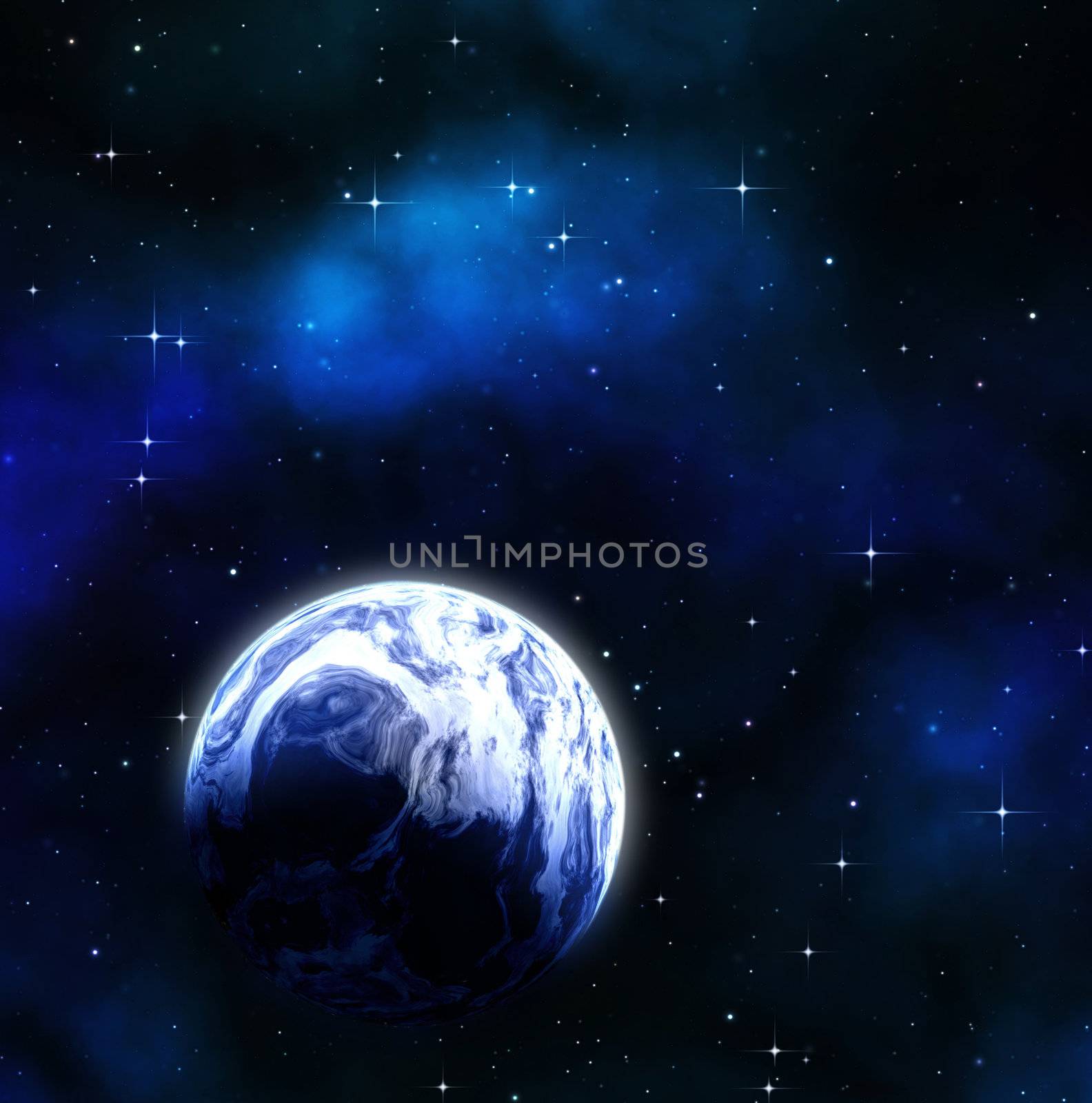 planet in space by clearviewstock