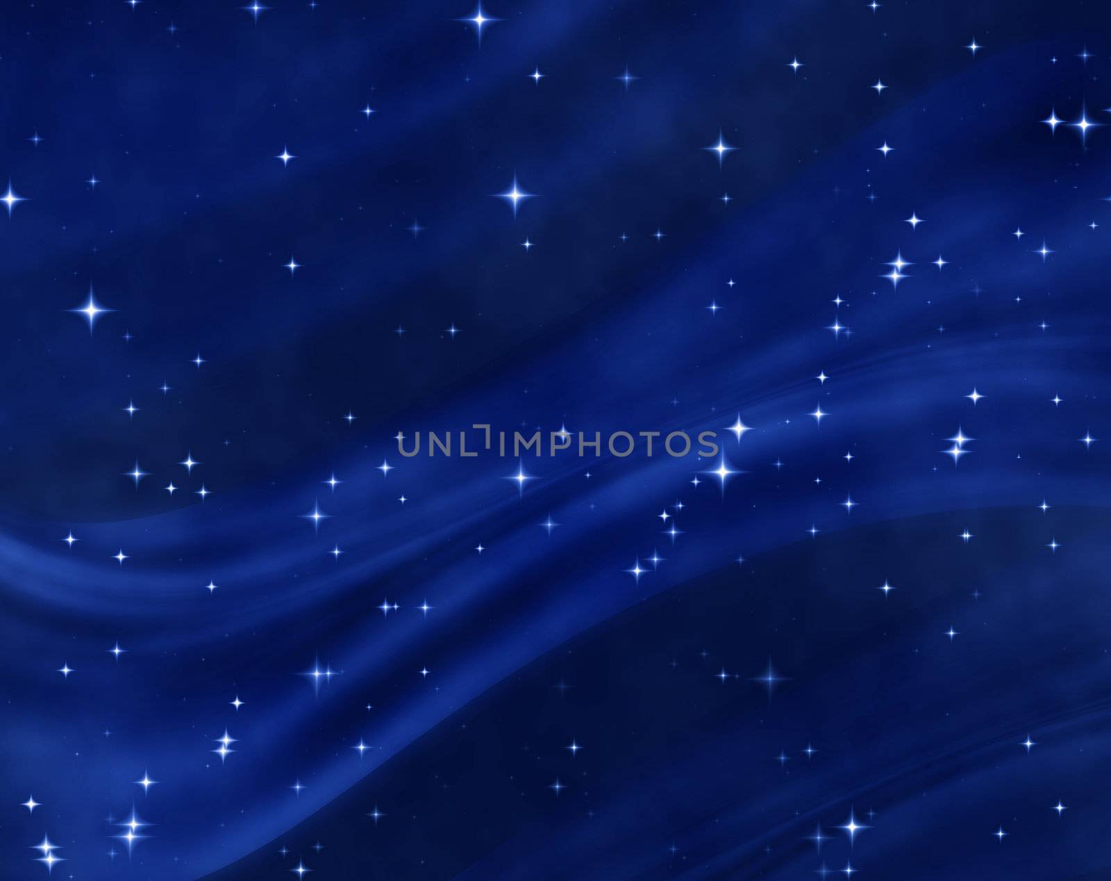 a nice blue star field of bright and shining stars