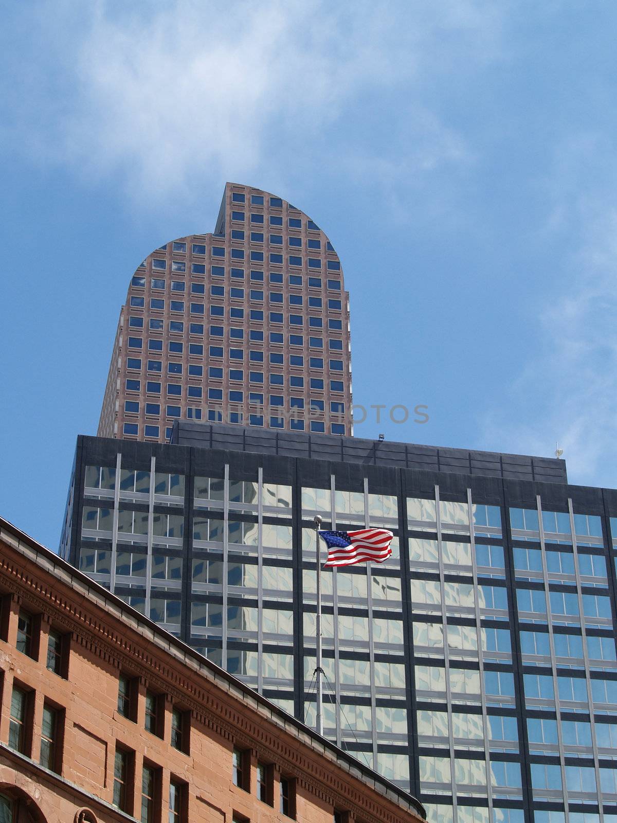 Wells Fargo building, and The Brown Palace, Denver, CO