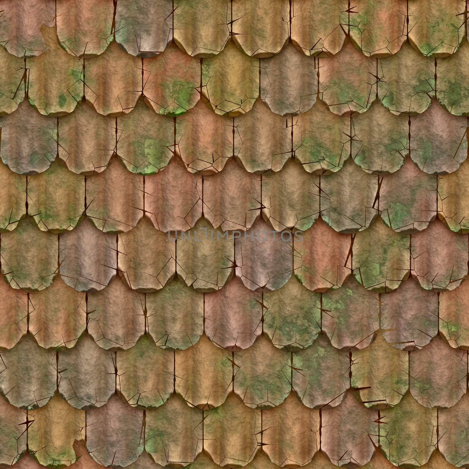 roof tiles by clearviewstock