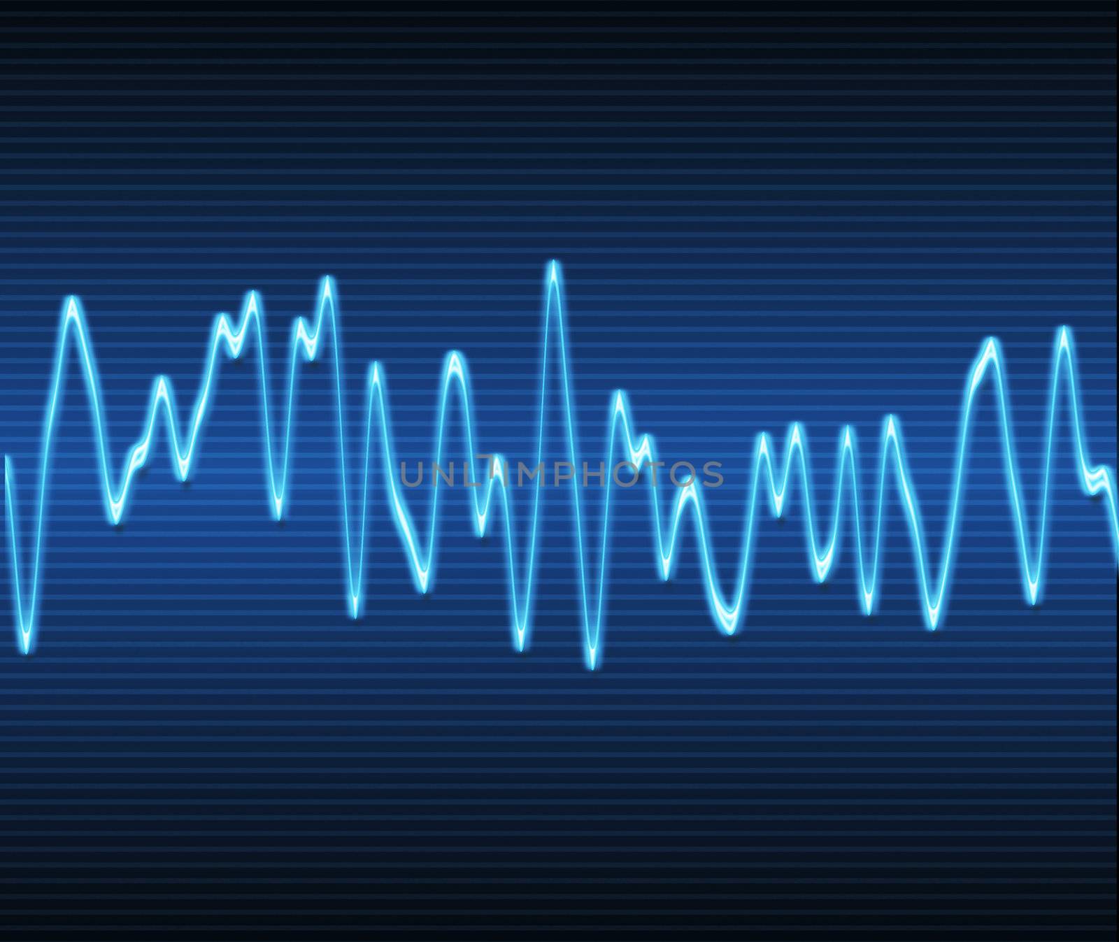 large image of an electronic sine sound or audio wave 