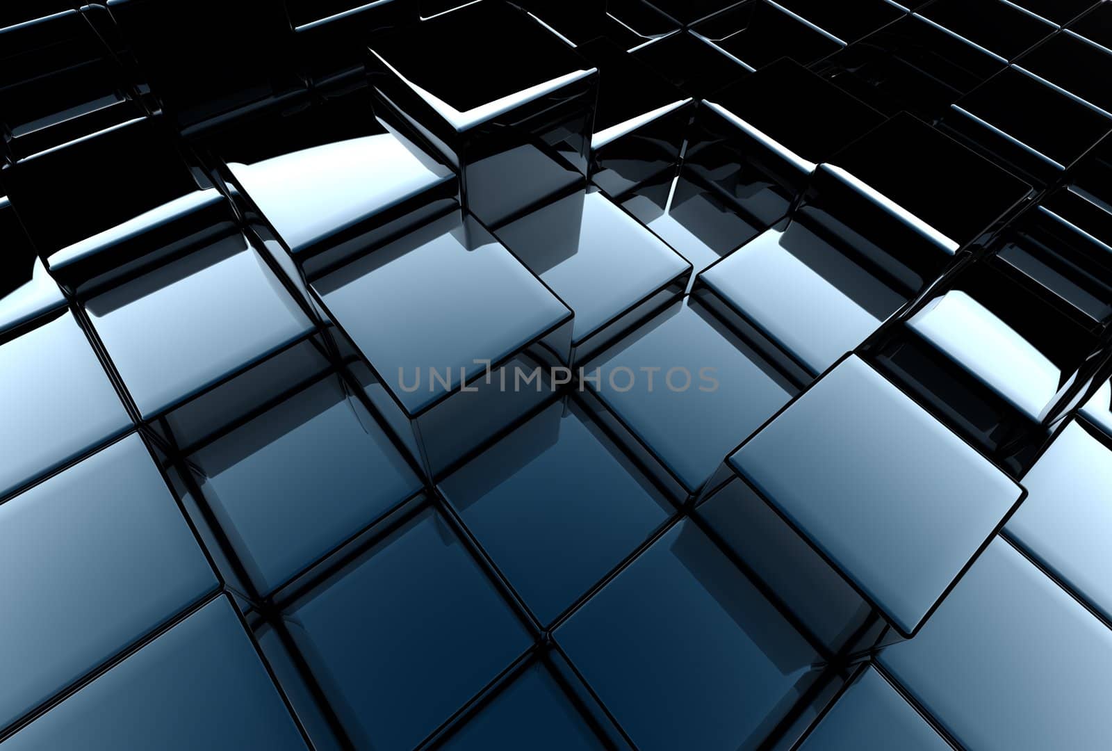 3d illustration of an abstract background - architectural design
