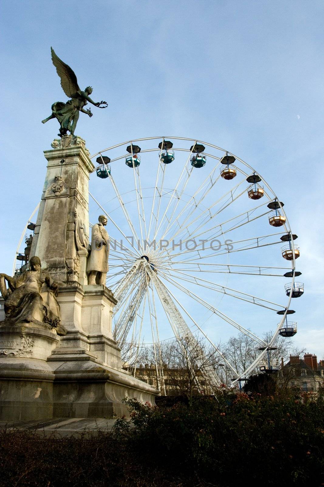 funfair in dijon city france by chrisroll