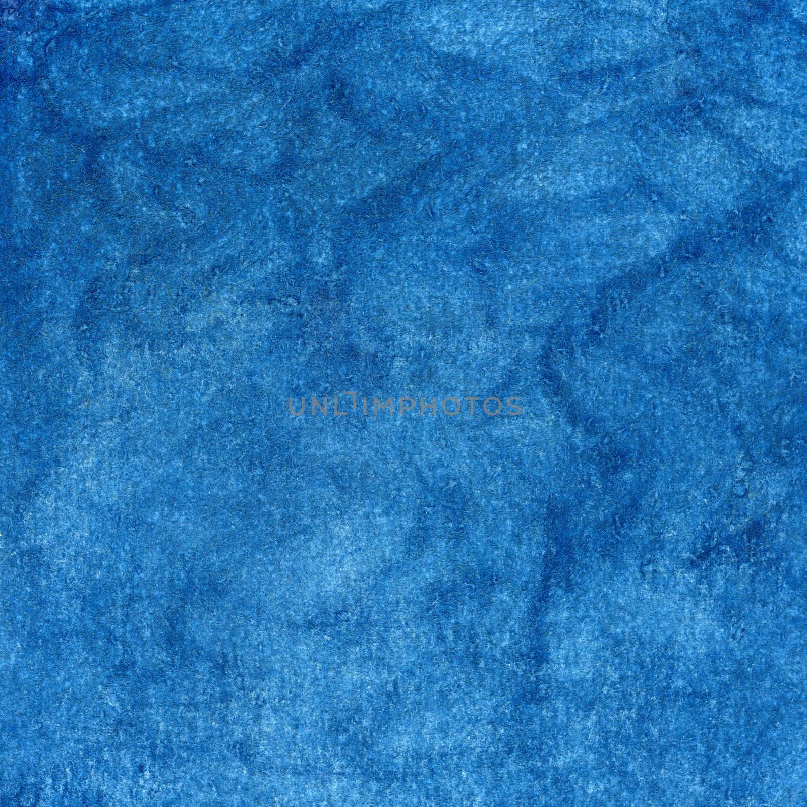 blue watercolor painted abstract with scratch paper texture, self made