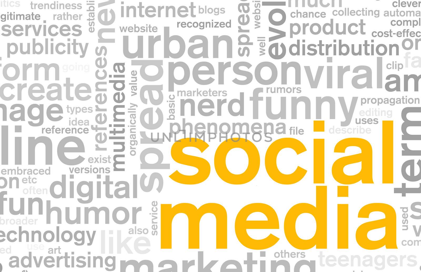 Social Media Concept as a Abstract Background