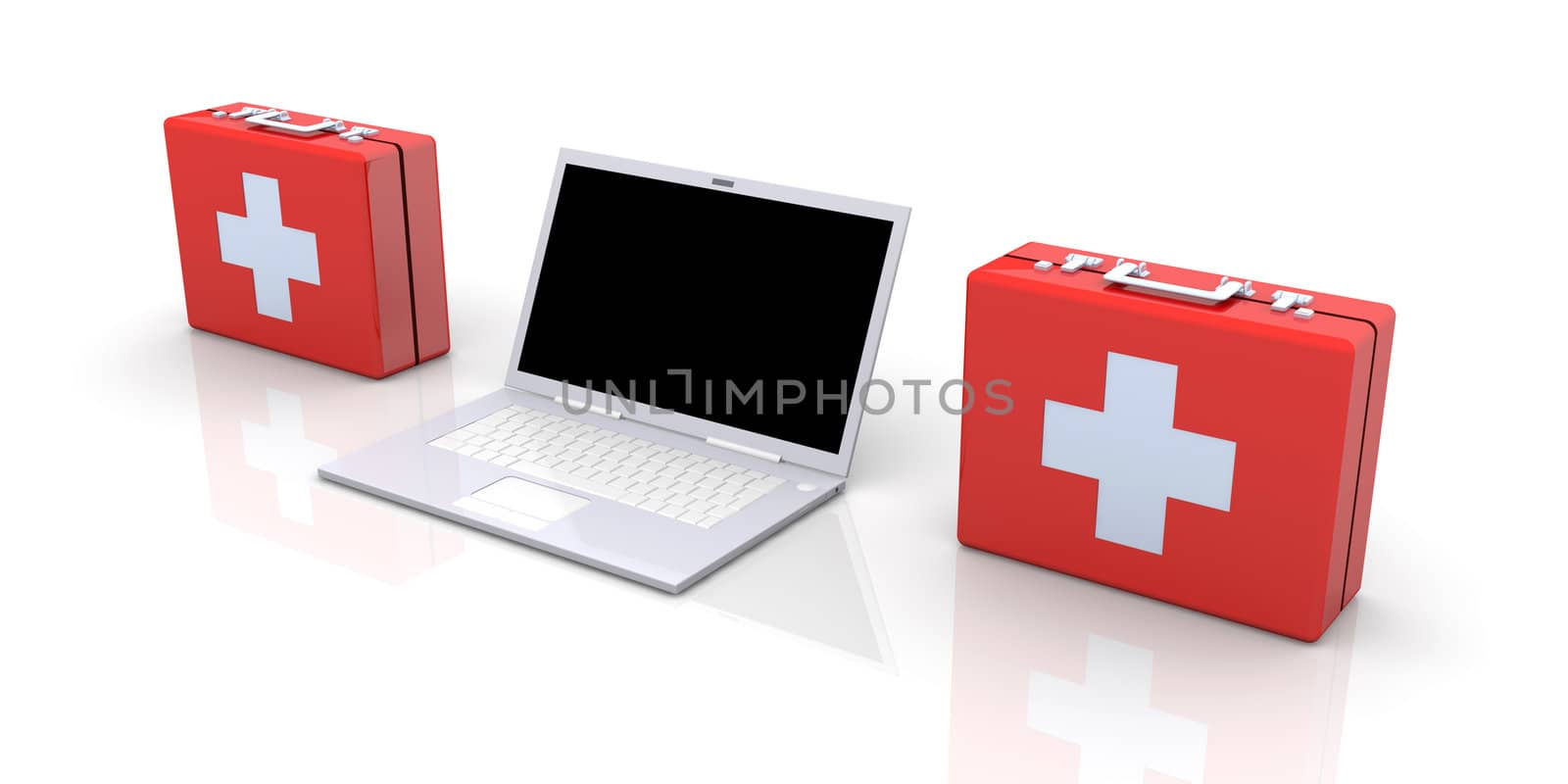 Laptop First aid by Spectral