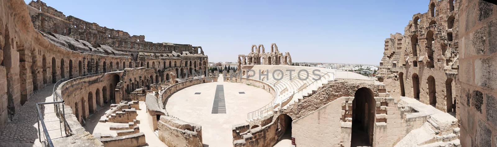 the Roman Amphitheatre of El Jem Tunisia