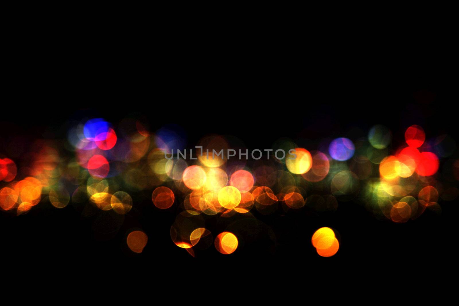 City lights blurred by monkeystock