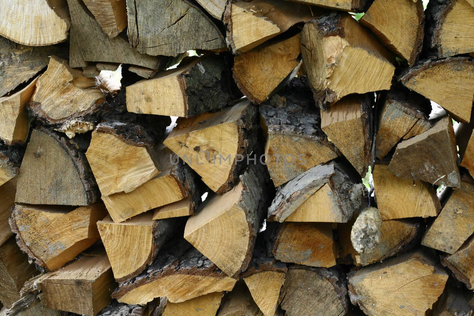 Firewood stacks to use as a background.