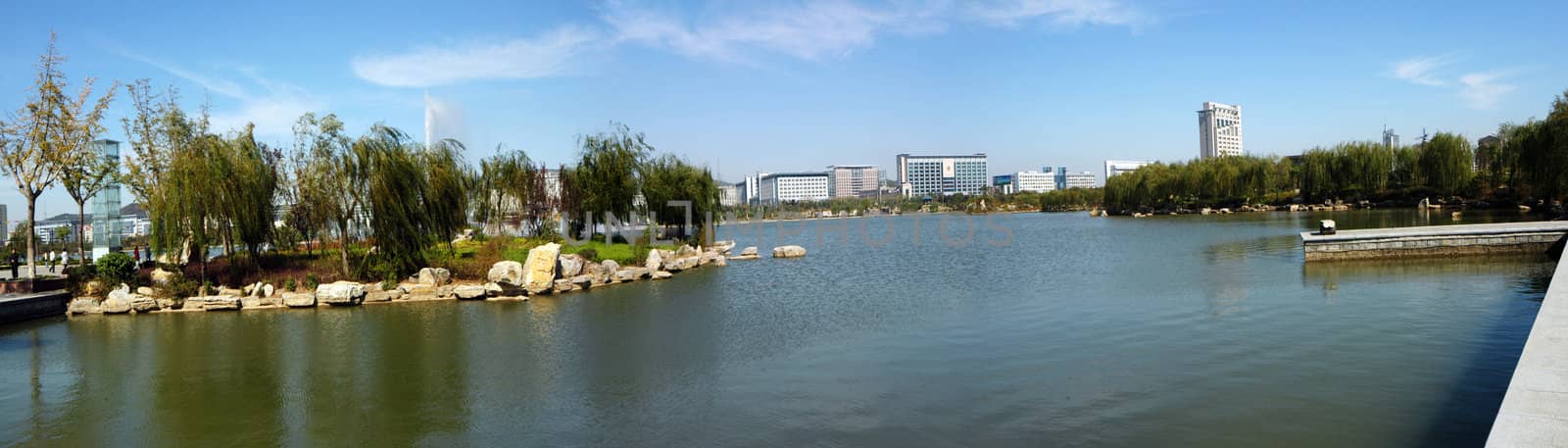 City scenery Zaozhuang Shandong