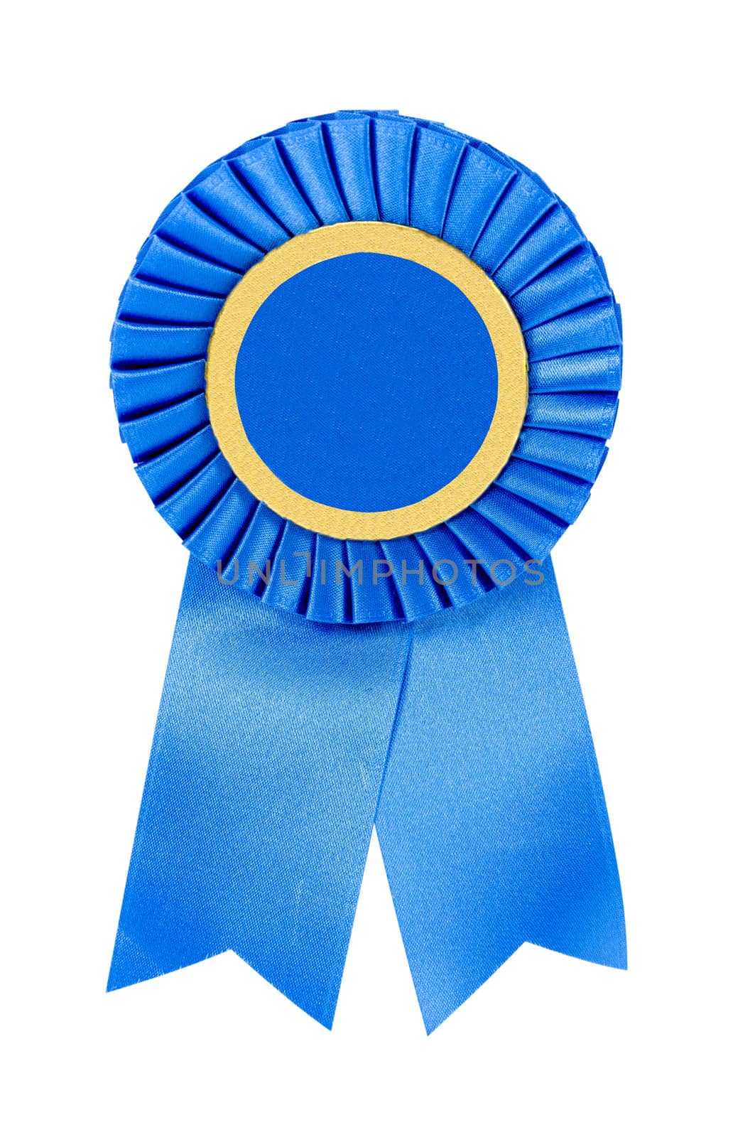 Blank Blue Ribbon Isolated by dehooks