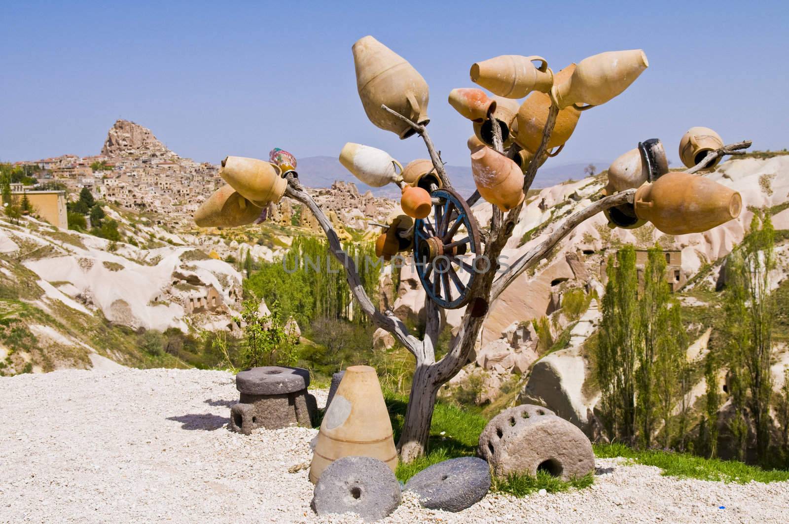 the speciel stone formation of cappadocia turkey 