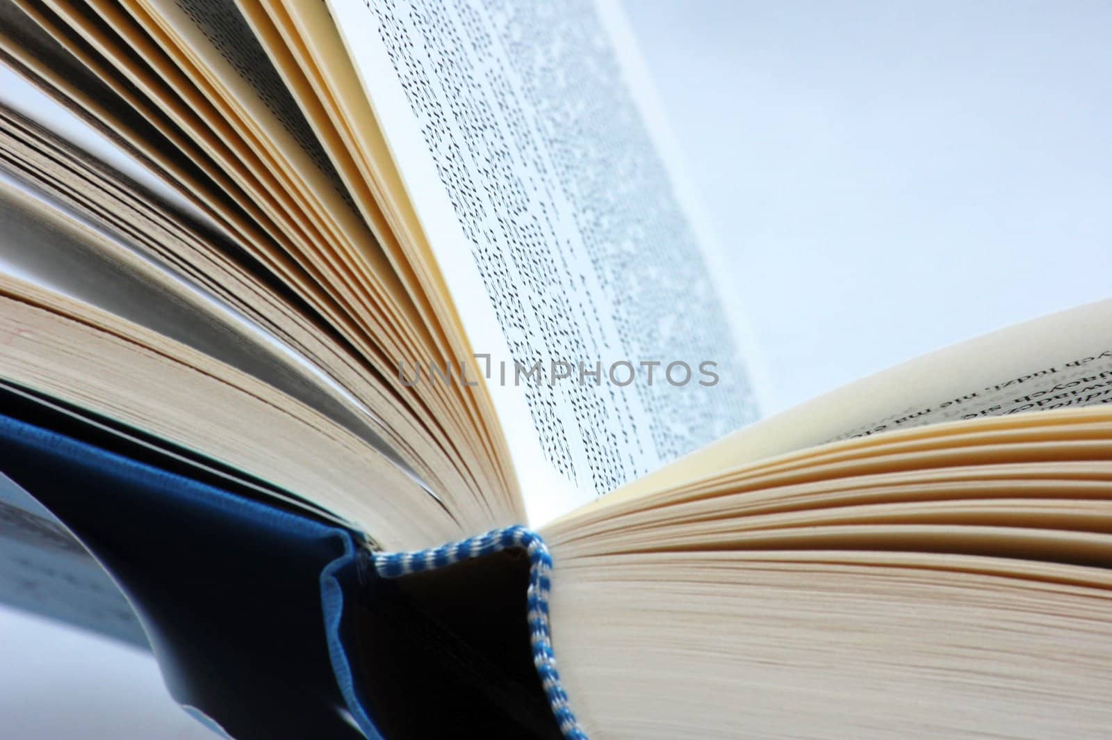 open book isolated on the white background