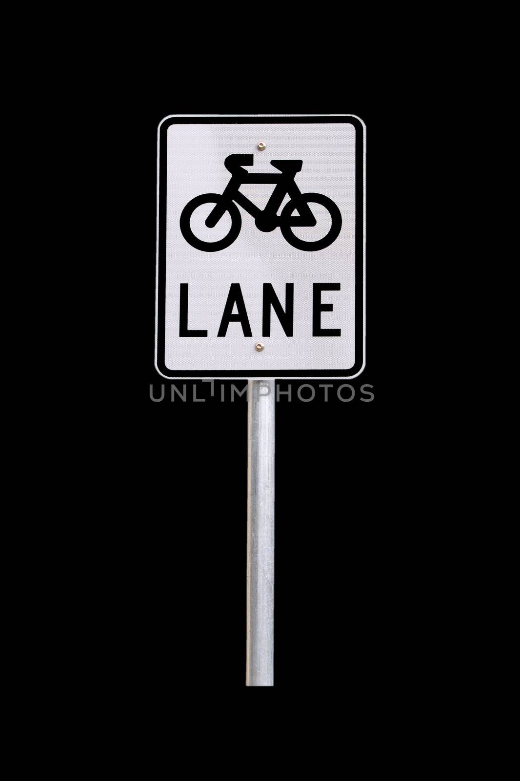 Bicycle Lane Traffic Sign - Australian Road Sign by Cloudia