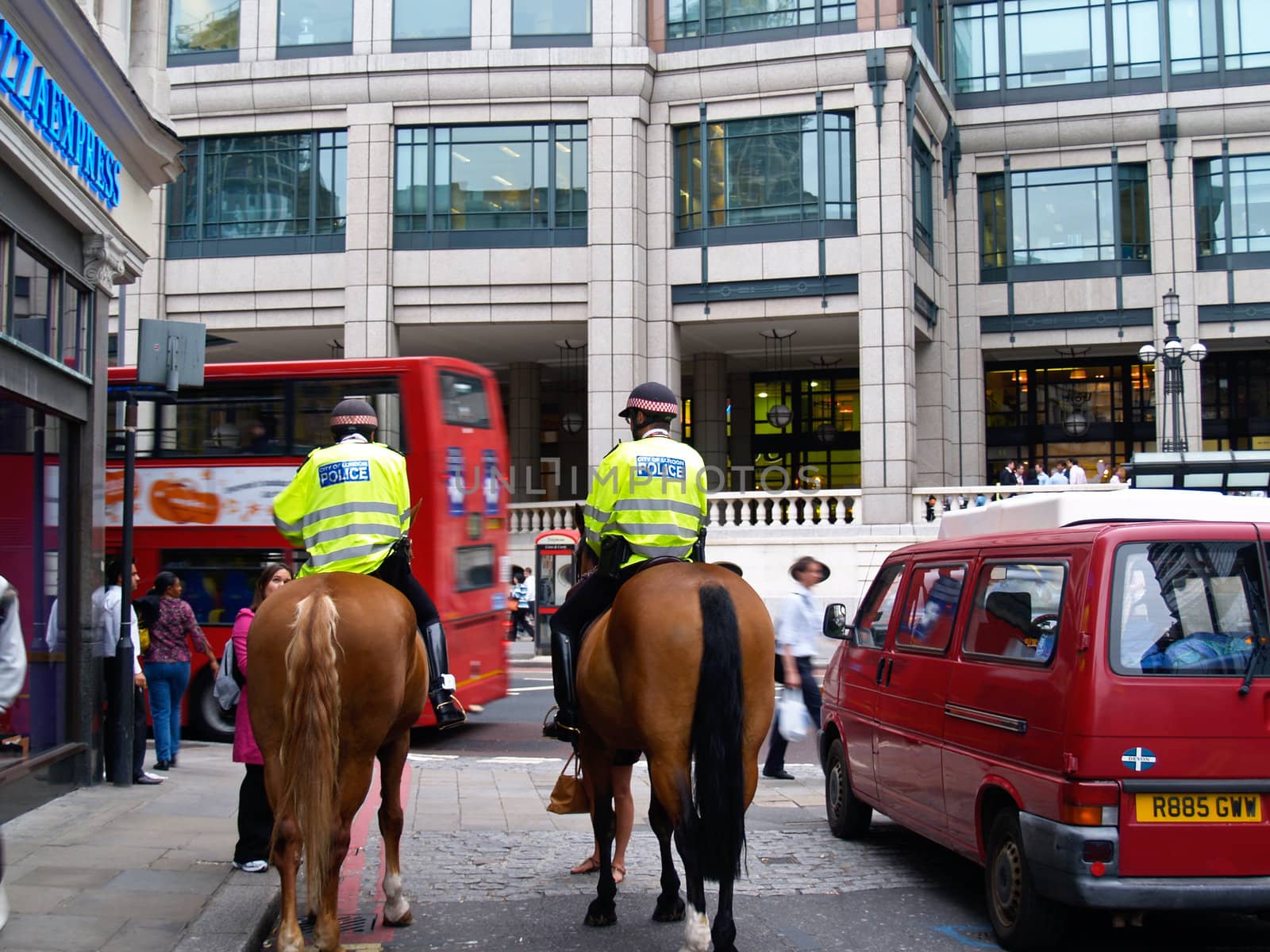Mounted police in London. by brians101