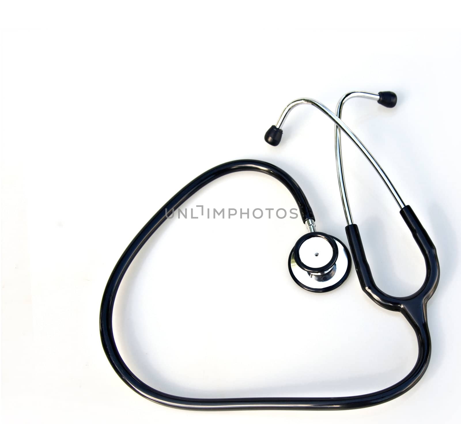 great image of a stethoscope isolated on white background