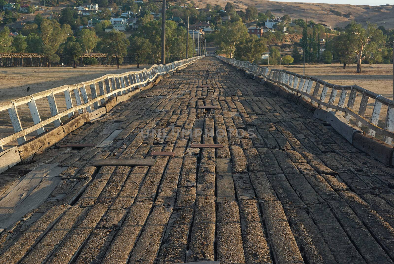 the old wooden road bridge to gundagai