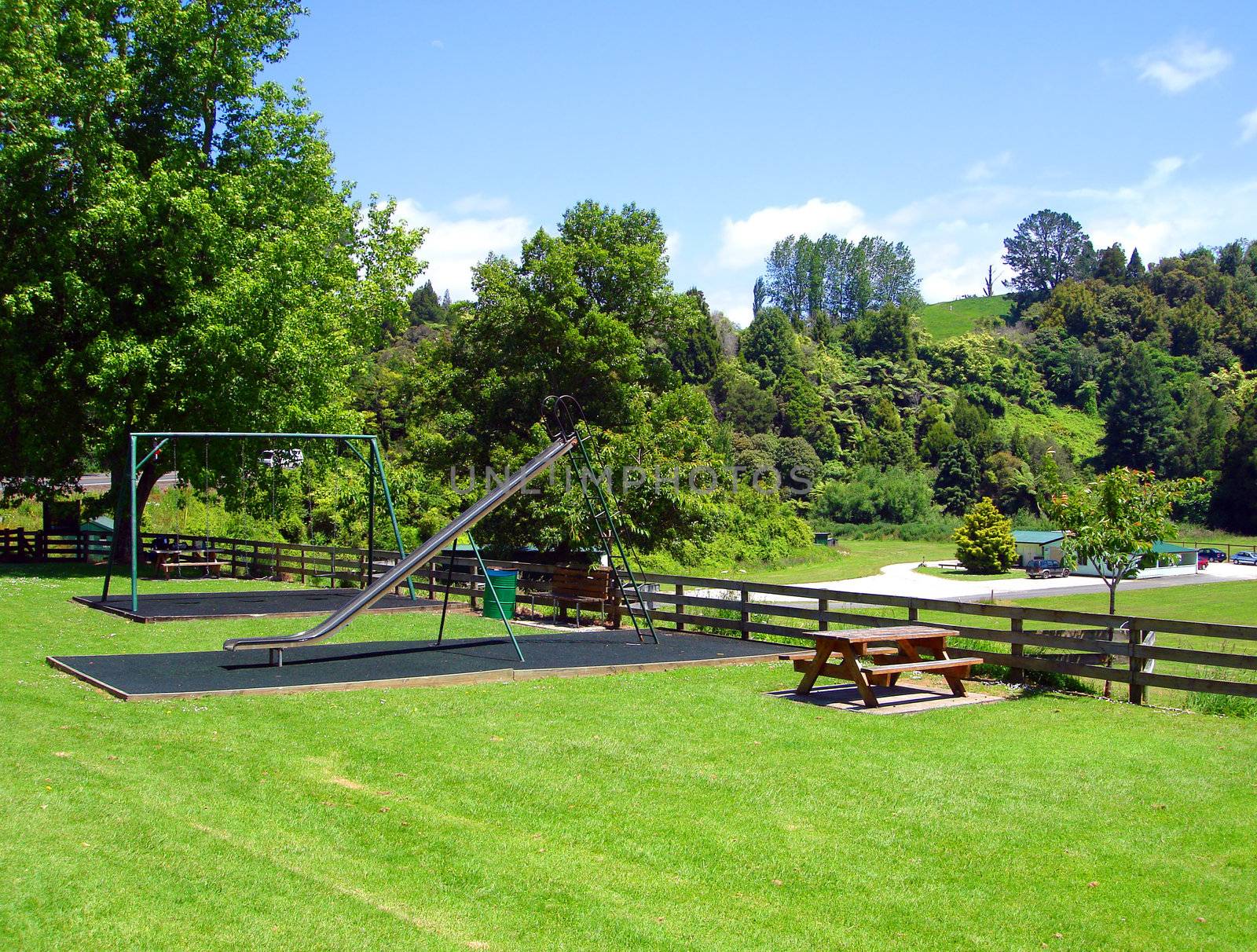 Waitomo Picnic Area and Playground, New Zealand by Cloudia