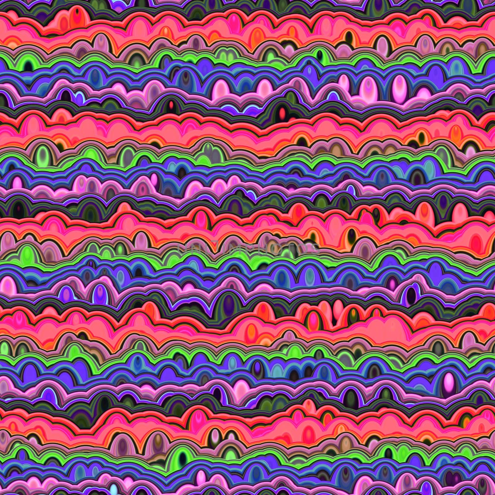 colorful waves pattern by weknow